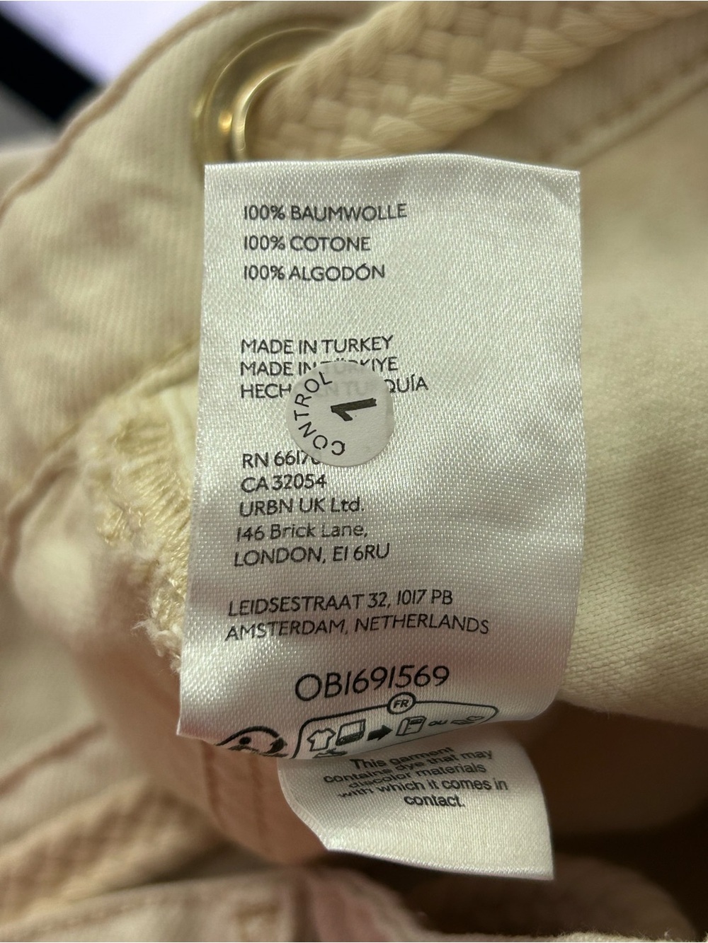 Free People We the Free Moxie Paint Fleck Cotton Utility Pants - Picture 10 of 11